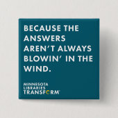 Omdat Wind Blauwgroen Button (Voorkant)