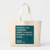 Omdat Wind Blauwgroen Tas (Voorkant)