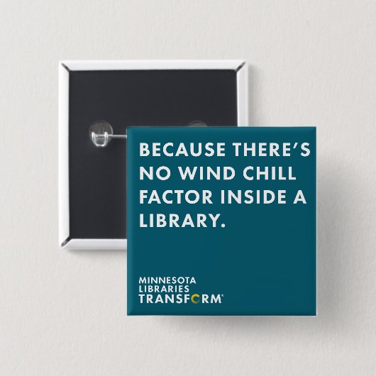 Omdat Wind Chill Button (Voorkant /achterkant)