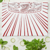 Omdoos voor tonijn theedoek (Gevouwen)