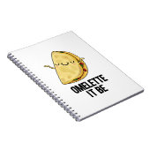 Ome-lette Het Is Grappig Omelette Woordspeling  Notitieboek (Rechterzijde)