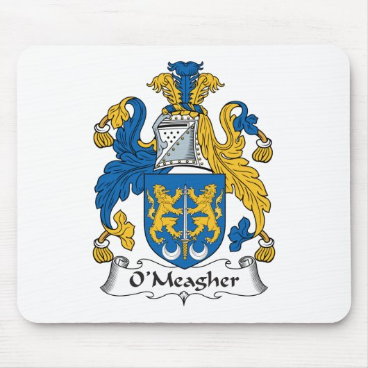 O'Meagher Family Crest Muismat (Voorkant)