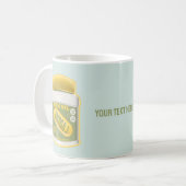 Omega 3 visolie koffiemok (Voorkant links)