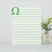 Omega Briefhoofd Ontwerp (Staand voorkant)