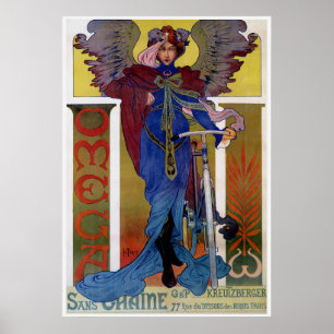  Omega fiets en Thiriet Poster