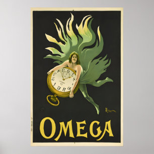 Omega-horloge poster - Cappiello Poster