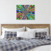 Omega Light Canvas afdrukken (Insitu (Slaapkamer))