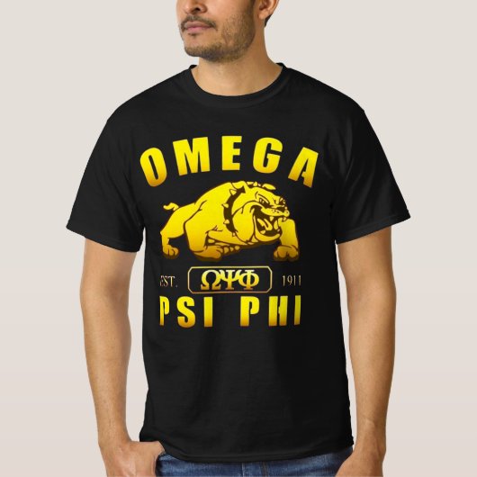 Omega Psi Phi Omegawood 1911 T-shirt (Voorkant)