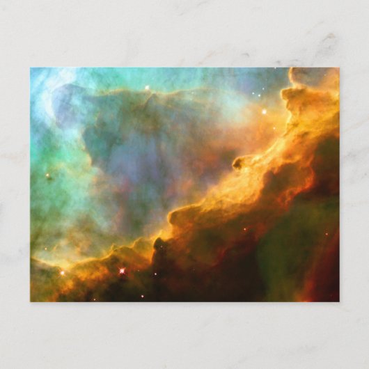 Omega / Swan Nebula (Hubble Telescope) Briefkaart (Voorkant)