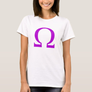 Omega-symbool T-shirt