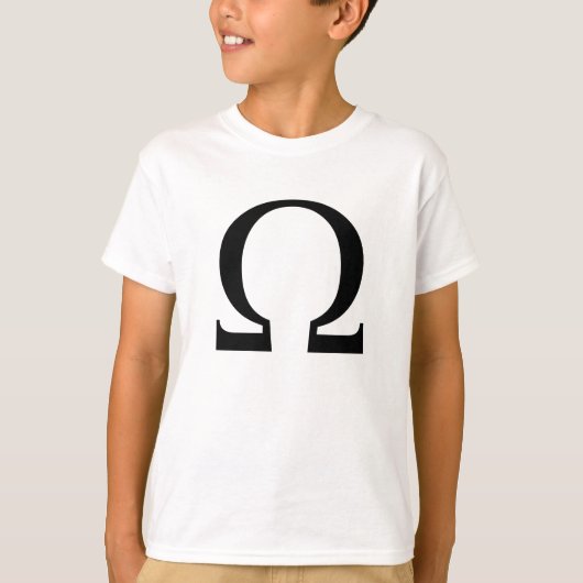 Omega-symbool T-shirt (Voorkant)