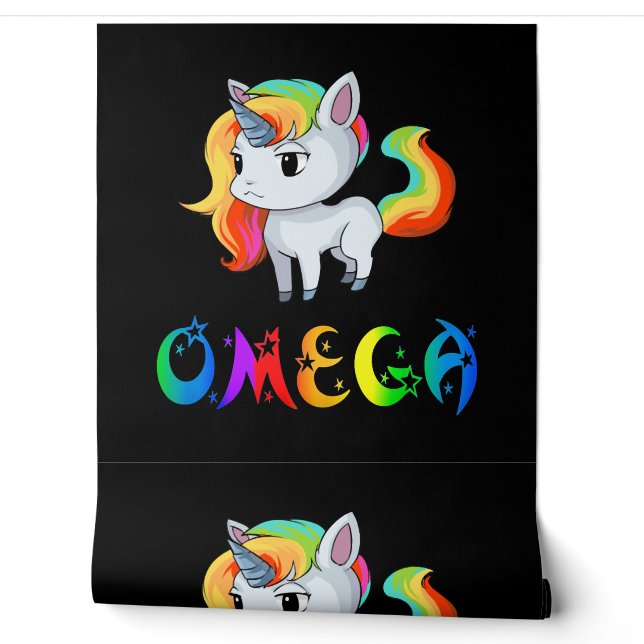 Omega Unicorn Behang (Afrollen)