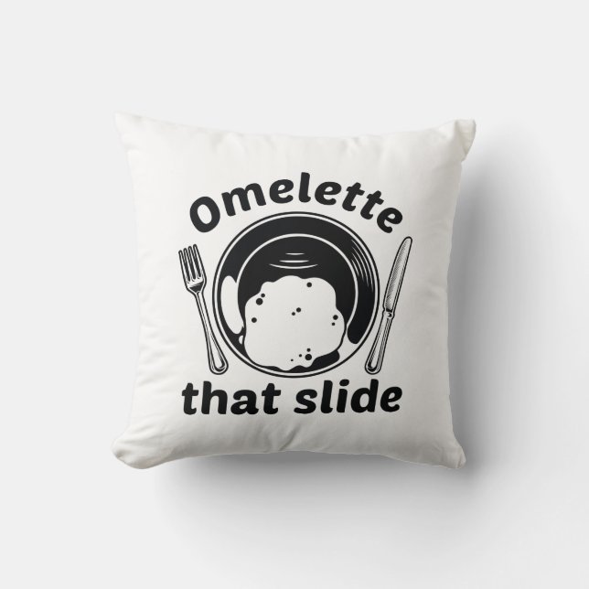Omelet die dia kussen (Voorkant)