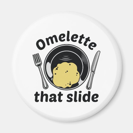 Omelet die dia magneet (Voorkant)