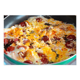 Omelet Foto Afdruk