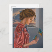 "Omens" postacrd Feestdagenkaart (Voorkant / Achterkant)