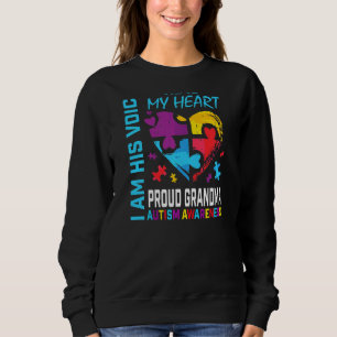 Omens Proud Grandma Autism Awareness Grandson Puz Trui