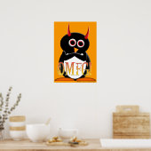 OMFG ! drôle Poster du Malin Penguin (Cuisine)