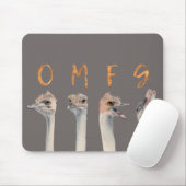 OMFG-struisvogels Muismat (Met muis)