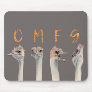 OMFG-struisvogels Muismat