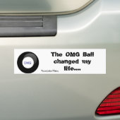 OMG Ball Bumpersticker (Op auto)