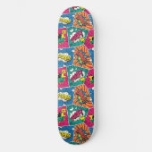 OMG! BOEM! OEPS! POEF! - Retro Comic Explosion Skateboard (Voorkant)