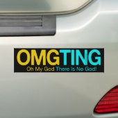 OMG BUMPERSTICKER (Op auto)