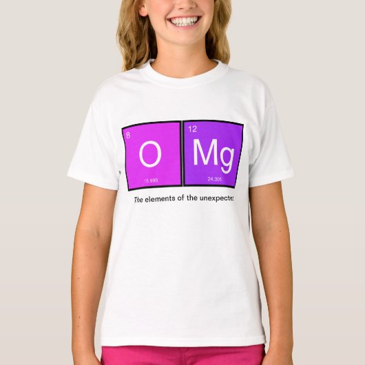 OMg! De elementen van het onverwachte - Shirt V2 (Voorkant)