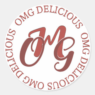 OMG DELICIEUS generiek etiket van voedselproducten