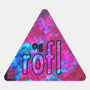 OMG! DRIEHOEK STICKER