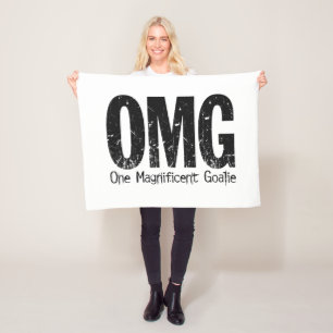 OMG: Een magnifieke Goalie (Hockey) Fleece Deken