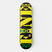 OMG FINE (JAMAICA) 8 1/4 "Skateboard Deck Skateboard (Voorkant)