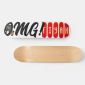 OMG FIYAH  JMT 7 3/4" Planche de skateboard (Horz)