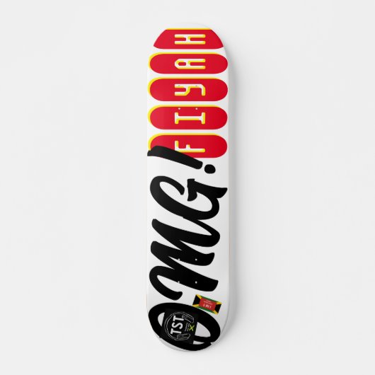 OMG FIYAH  JMT 7 3/4" Planche de skateboard (Devant)