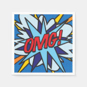 OMG Fun Retro Stripboek Servetten (Voorkant)