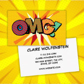OMG Fun Retro Stripboek Visitekaartje