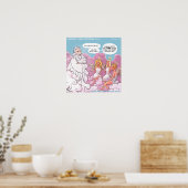 OMG Funny Social Media Poster de dessin animé (Cuisine)