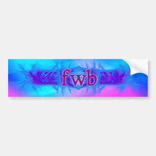 OMG! Fwb! Bumpersticker