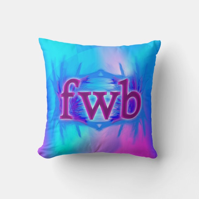 OMG! Fwb! Kussen (Voorkant)