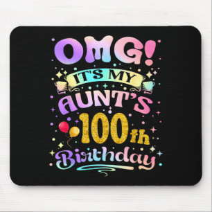 Omg het is de 100ste verjaardag van mijn tante Gef Muismat