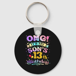 Omg Het Is De 13e Verjaardag Van Mijn Zoon Gelukki Sleutelhanger