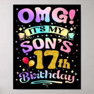 Omg het is de 17e verjaardag van mijn zoon Gefelic Poster