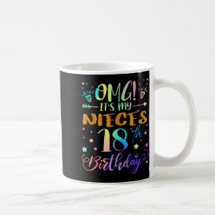 Omg het is de 18e verjaardag van mijn nicht Lieve  Koffiemok