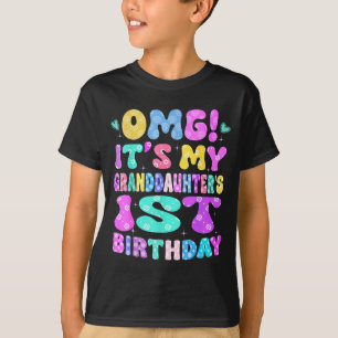 Omg het is de 1e verjaardag van mijn kleindochter  t-shirt