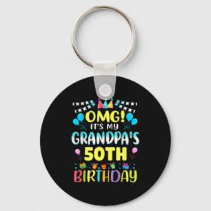 Omg Het Is De 50e Verjaardag Van Mijn Opa Zoet 50 Sleutelhanger