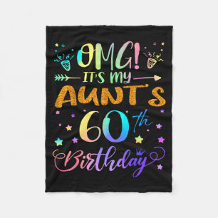 Omg Het Is De 60e Verjaardag Van Mijn Tante Lieve Fleece Deken