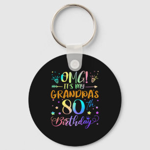 Omg Het Is De 80e Verjaardag Van Mijn Opa Leuk 80 Sleutelhanger