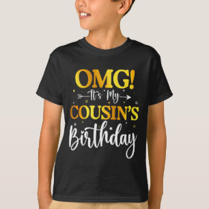 Omg het is de verjaardag van mijn neef Grappig Gef T-shirt