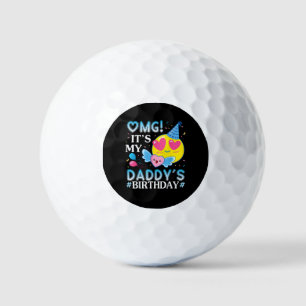 OMG Het is de verjaardag van mijn papa Fijn voor h Golfballen