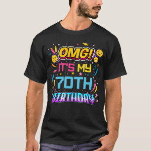 OMG Het is mijn 70 Jaar Oud Verjaardagsfeest 70e D T-shirt